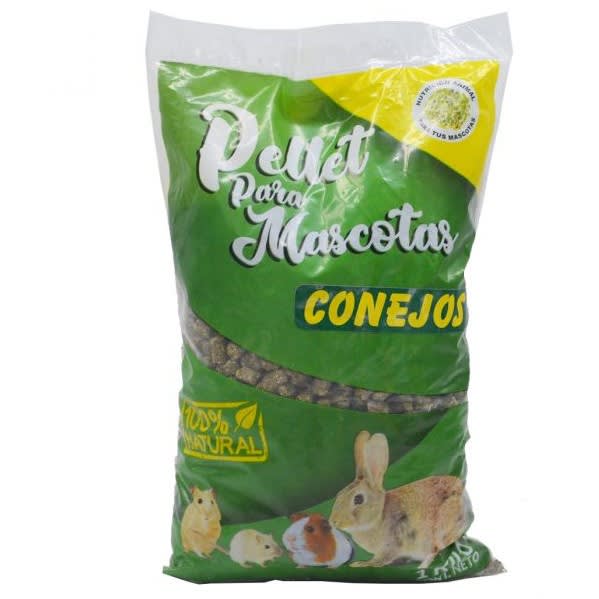 1704591000027 ALIMENTO PELLET CONEJOS Y CUYES 1KG BALLICA/MAIZ/AVENA/ALFALFA - Imagen 1