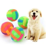 JUGUETE PELOTA 6 CM.CON LUZ PARA MASCOTAS(400)2605