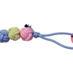 JUGUETE SOGA CON TRES PELOTAS 40X5CM.(144)21026