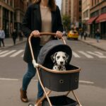 COCHE CON MANUBRIO PARA MASCOTAS 83X48.5CM.(1)971-1