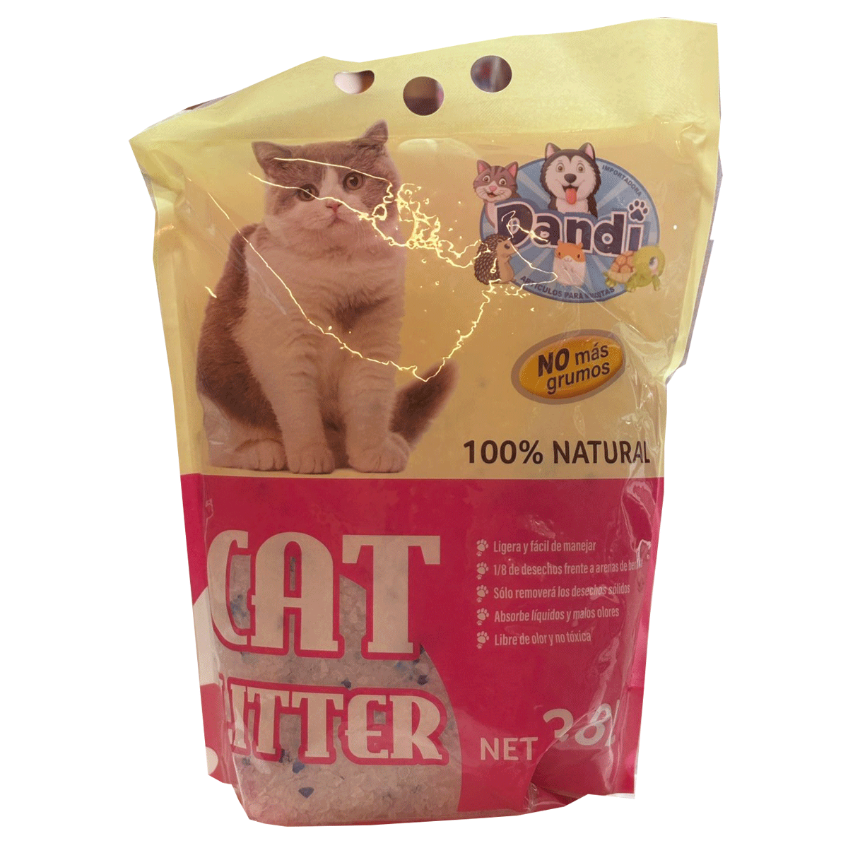 ARENA-CRISTAL ARENA DE GATO CRISTALIZADA 3.8L DANDIPET - Imagen 1