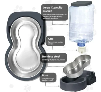 DISPENSADOR PARA PERROS Y GATOS AGUA Y COMIDA 2024-11-12 - Imagen 2