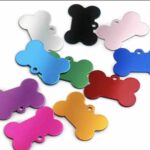 SET PLACA HUESITOS GRANDES ALUMINIO 24 un