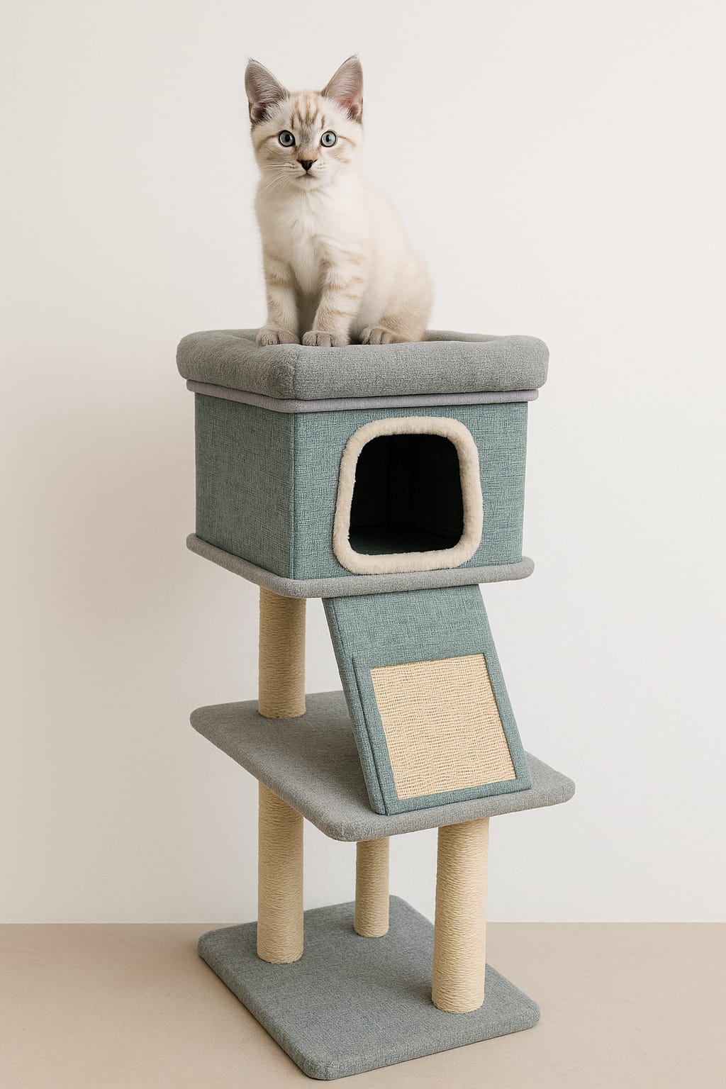 RASCADOR 0051 RASCADOR TORRE PARA GATAO 49X40X106.5CM - Imagen 1