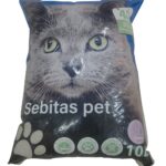 ARENA DE GATO SANITARIA AGLUTINANTE SEBITAS PET PREMIUM 8 KG