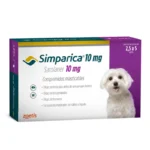 SIMPARICA MASTICABLE 10MG 2.5-5 KG  (3 COMP)