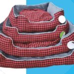 Set 4 Cama Cuadrillé Comfort Home